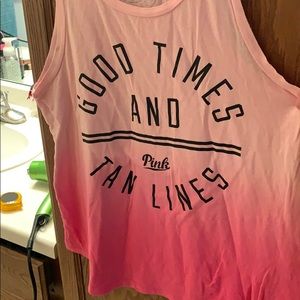 Pink ombré tank top